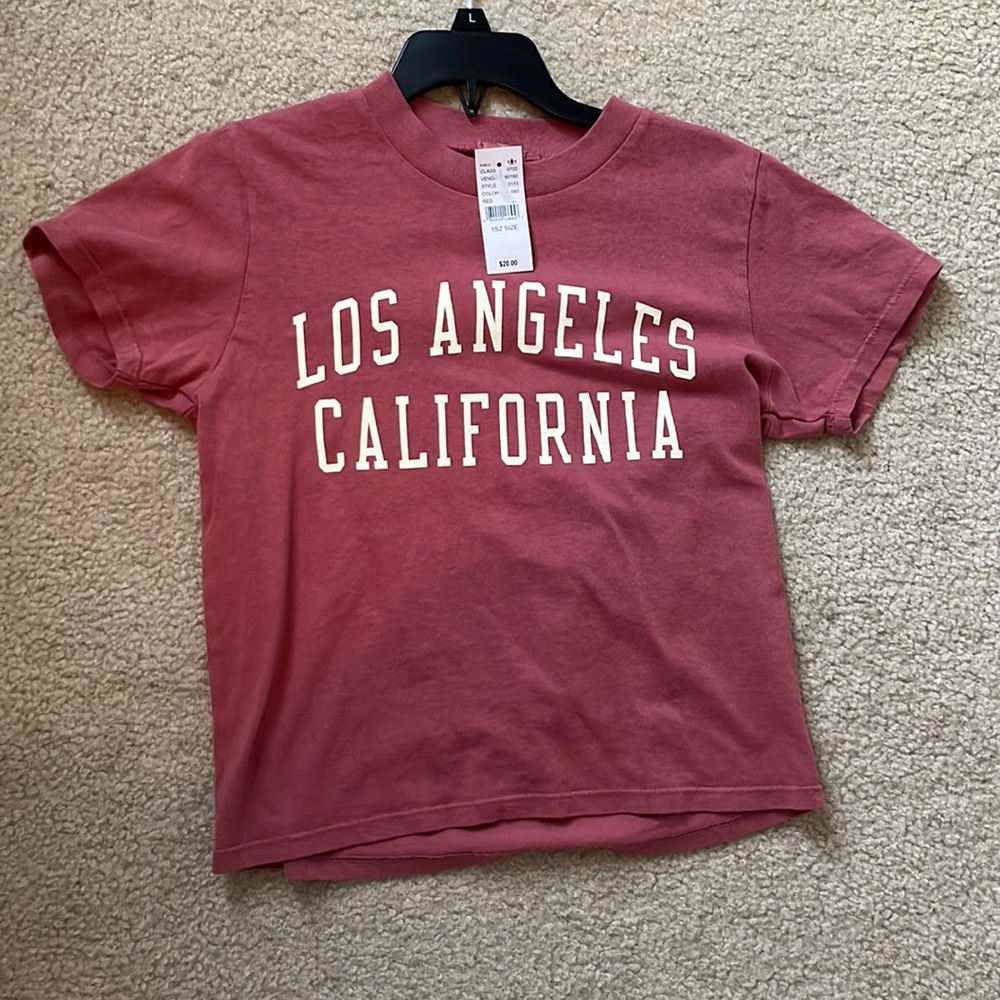 red fitted top